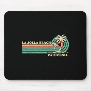 Tapis De Souris Vacances d'été rétro vintage Californie La Jolla