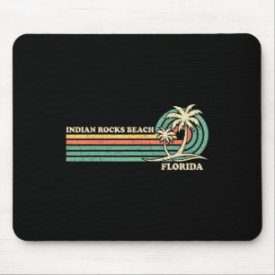 Tapis De Souris Vacances d'été vintage Rétro Florida Indian Rocks