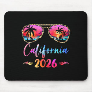 Tapis De Souris Vacances en Californie 2026 Groupe de famille corr