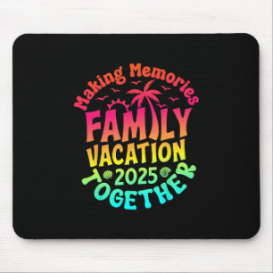 Tapis De Souris Vacances en famille 2025 Vibes de réunion de famil