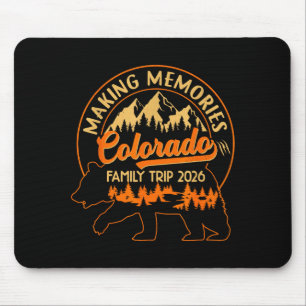 Tapis De Souris Vacances en famille au Colorado 2026 montagnes cam