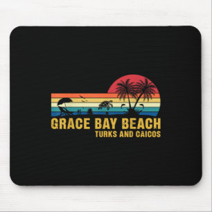 Tapis De Souris Vacances en famille Grace Bay Beach Turks & Ca