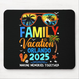 Tapis De Souris Vacances en famille Orlando 2025 Vacances en famil