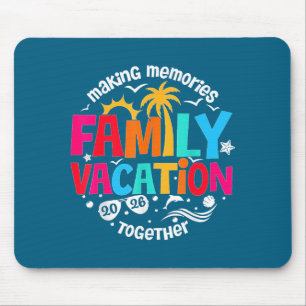 Tapis De Souris Vacances en famille plage tenue de famille assorti
