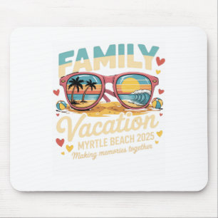Tapis De Souris Vacances familiales à Myrtle Beach 2025 Été assort