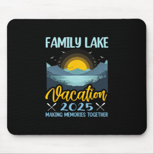 Tapis De Souris Vacances familiales au lac 2025 Camping Randonnée