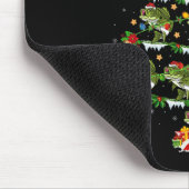 Tapis De Souris Vacances Noël Éclairage Père Noël Bass Poisson Noë (Coin)
