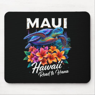 Tapis De Souris Vacances Tortue de mer Plage Océan Maui Hawaï G