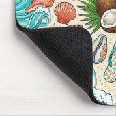 Tapis De Souris Vacances tropicales. (Coin)
