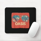 Tapis De Souris Vacation Sungles With Cool Oasis Statement  (Avec souris)