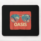 Tapis De Souris Vacation Sungles With Cool Oasis Statement  (Devant)