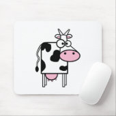 Tapis De Souris Vache à bande dessinée (Avec souris)
