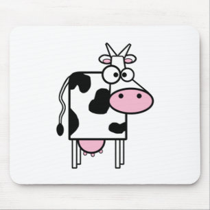 Tapis De Souris Vache à bande dessinée