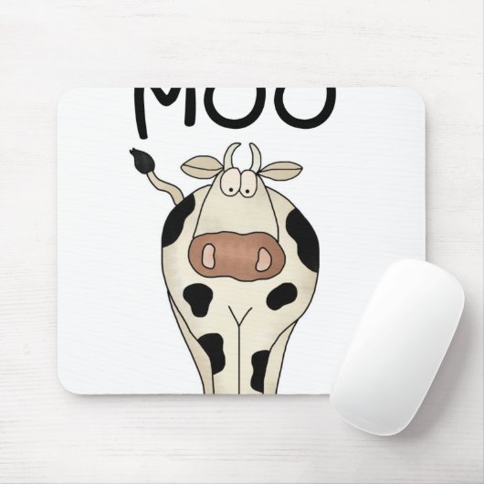Tapis De Souris Vache à MOO (Avec souris)