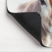 Tapis De Souris Vache avec tête florale (Coin)