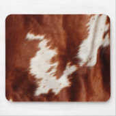 Tapis De Souris Vache blanche Brown (Devant)