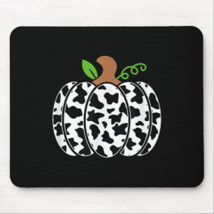 Tapis De Souris Vache Citrouille mignonne Imprimer Automne Automne