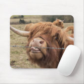 Tapis De Souris Vache des montagnes écossaise (Avec souris)
