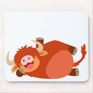 Tapis De Souris Vache des montagnes Mousepad à bande dessinée