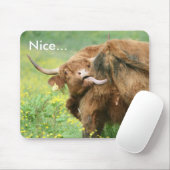 Tapis De Souris Vache drôle d'Aberdeen Angus Mousepad/tapis de (Avec souris)