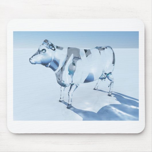 Tapis De Souris Vache en verre (Devant)