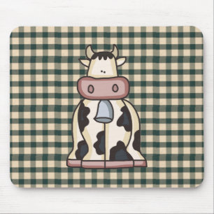 Tapis De Souris Vache française Mousepad à pays