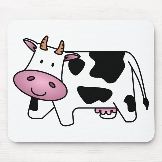 Tapis De Souris Vache heureuse (Devant)