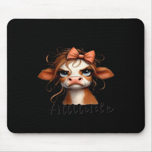 Tapis De Souris Vache Ma Fille A Totalement Obtenu Son Attitude De