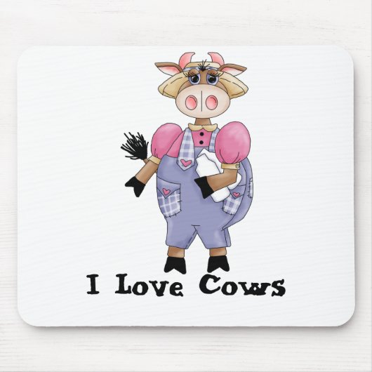 Tapis De Souris Vache mignonne (Devant)