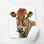 TAPIS DE SOURIS VACHE MIGNONNE (Avec souris)