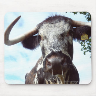 Tapis De Souris Vache Mousepad à bétail de Longhorn de l'anglais