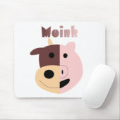 Tapis De Souris Vache + Mousepad de porc = de Moink (Avec souris)