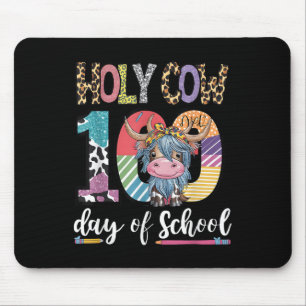 Tapis De Souris Vache Sainte 100 Jours De L'École 100E Jour Enseig