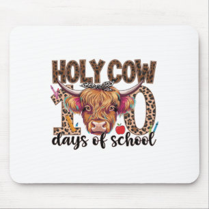 Tapis De Souris Vache Sainte 100 Jours D'École 100E Jour Enseigner