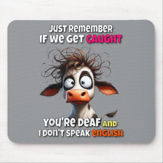 Tapis De Souris Vache Se Souvenir Si On Se Fait Prendre Agence Gou