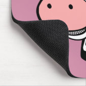Tapis De Souris Vache souriante avec marguerites (Coin)