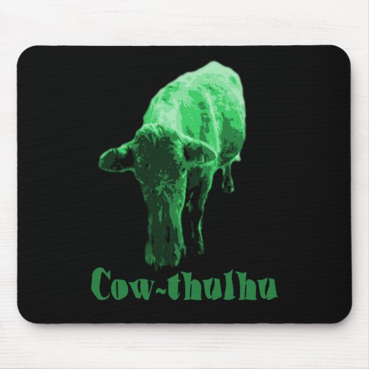 Tapis De Souris Vache-thulhu (Devant)