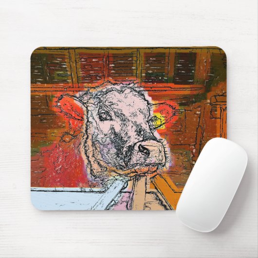 TAPIS DE SOURIS VACHES (Avec souris)