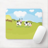 Tapis De Souris Vaches (Avec souris)