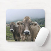 Tapis De Souris Vaches alpines (Avec souris)