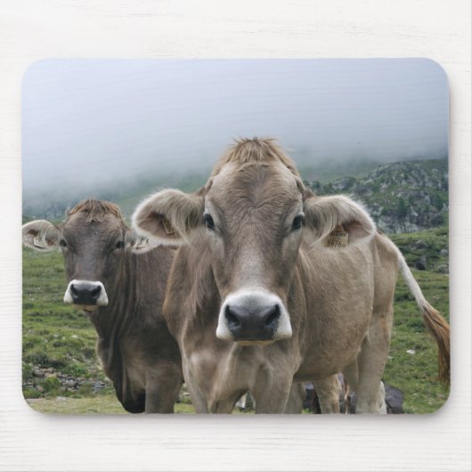 Tapis De Souris Vaches alpines (Devant)