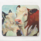 Tapis De Souris Vaches amoureuses (Devant)