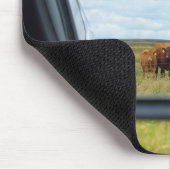 Tapis De Souris Vaches dans le miroir (Coin)