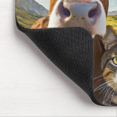 Tapis de souris vaches et chat adorables ! (Coin)
