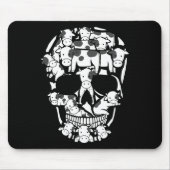 Tapis De Souris Vaches ferme squelette Halloween fermier vache crâ (Devant)