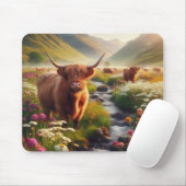 Tapis De Souris Vaches Highland (Avec souris)