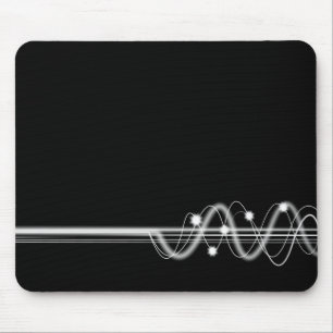 Tapis De Souris Vague audio - Noir