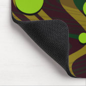 Tapis De Souris Vague de point vert or marbré (Coin)