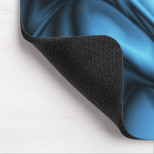Tapis De Souris Vague de soie bleue (Coin)