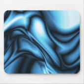 Tapis De Souris Vague de soie bleue (Devant)